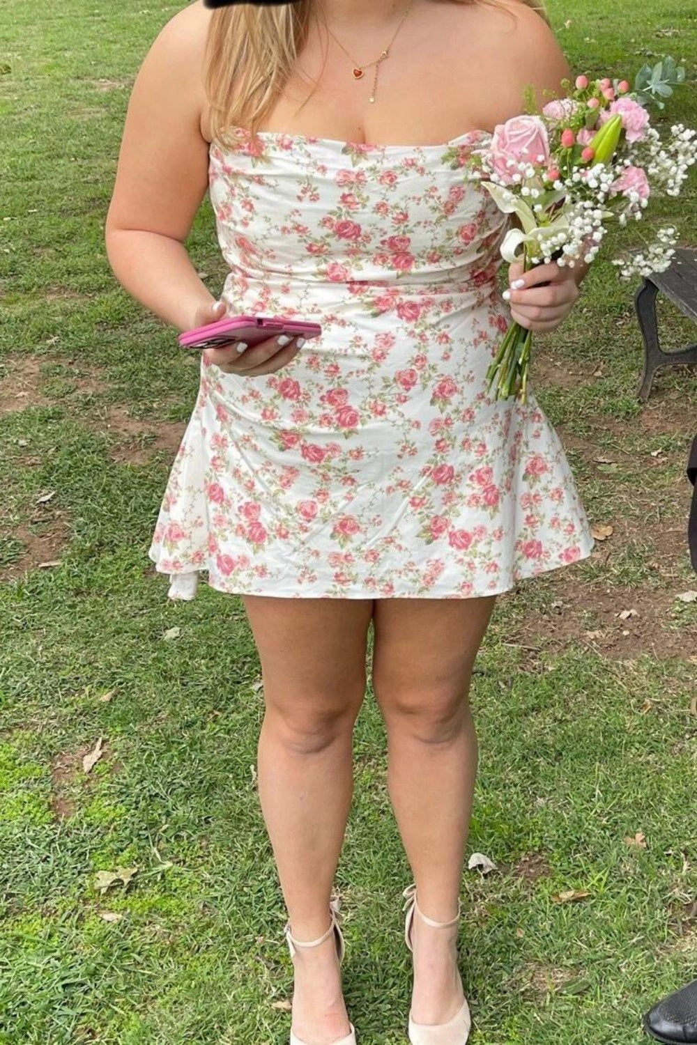 Strapless Green Tight Mini Cocktail Dress