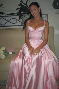 Pink Scoop Neck Floral Ruched Bridesamid Dress