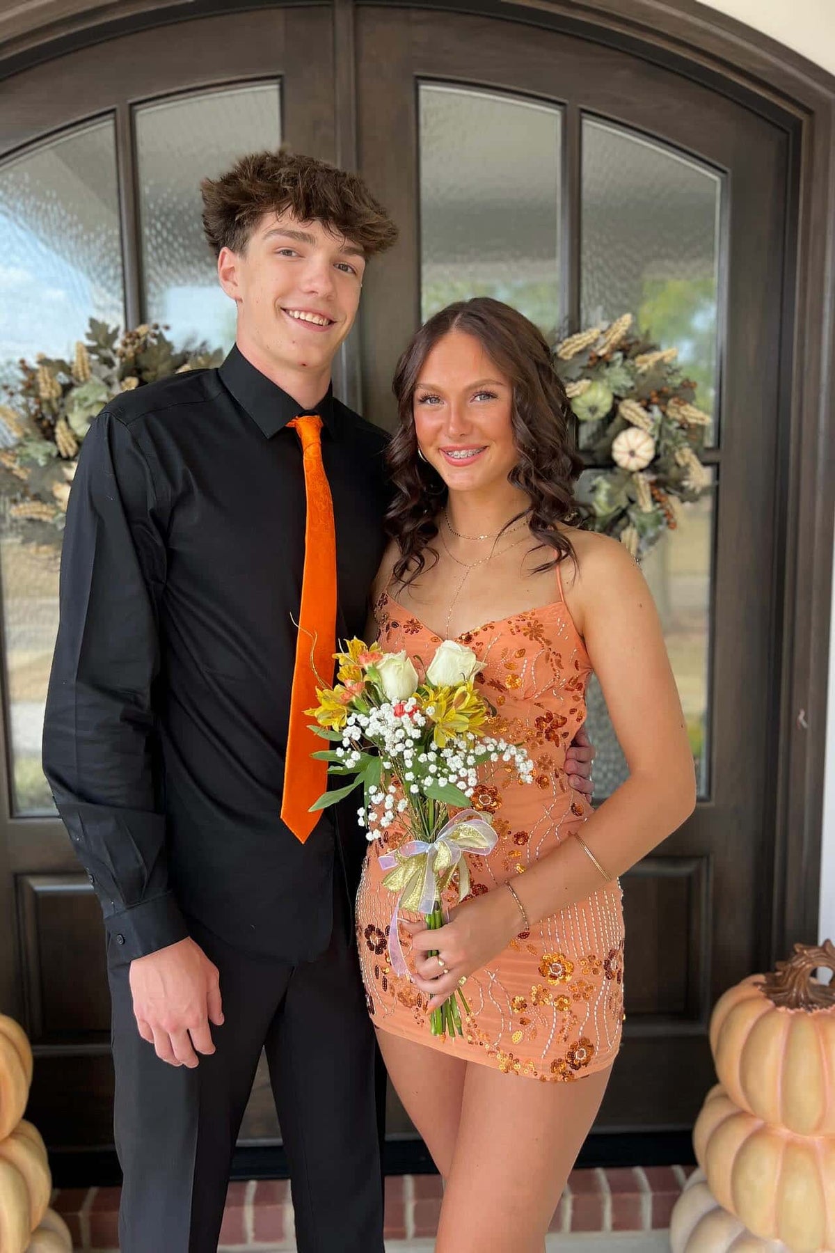 Straps Fuchsia Beaded Tight Mini Dress