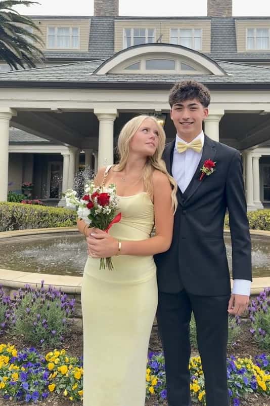 Yellow Strapless Mermaid Party Dress