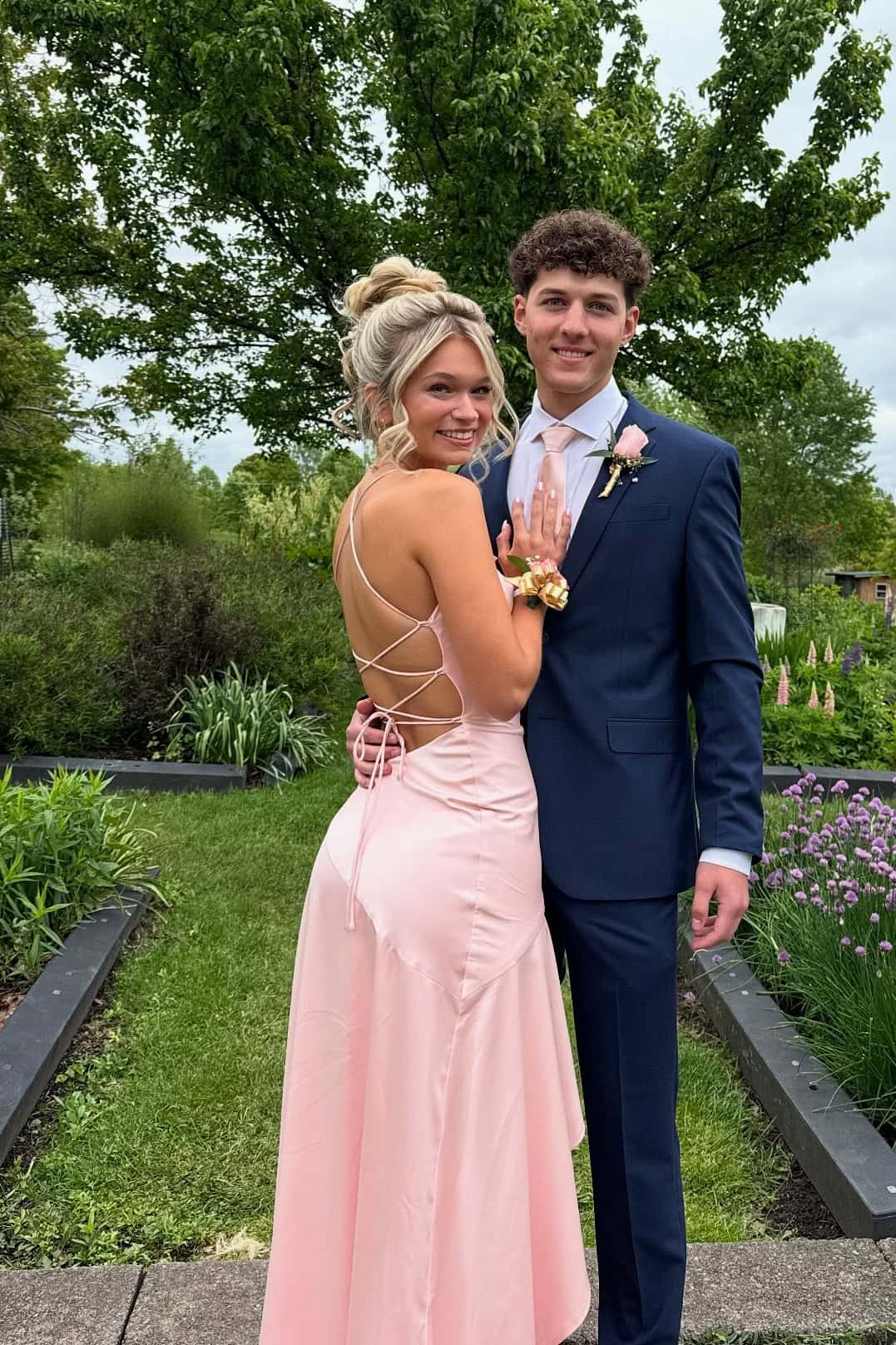 Straps Burgundy Satin Fitted Ruffle Long Party Dress