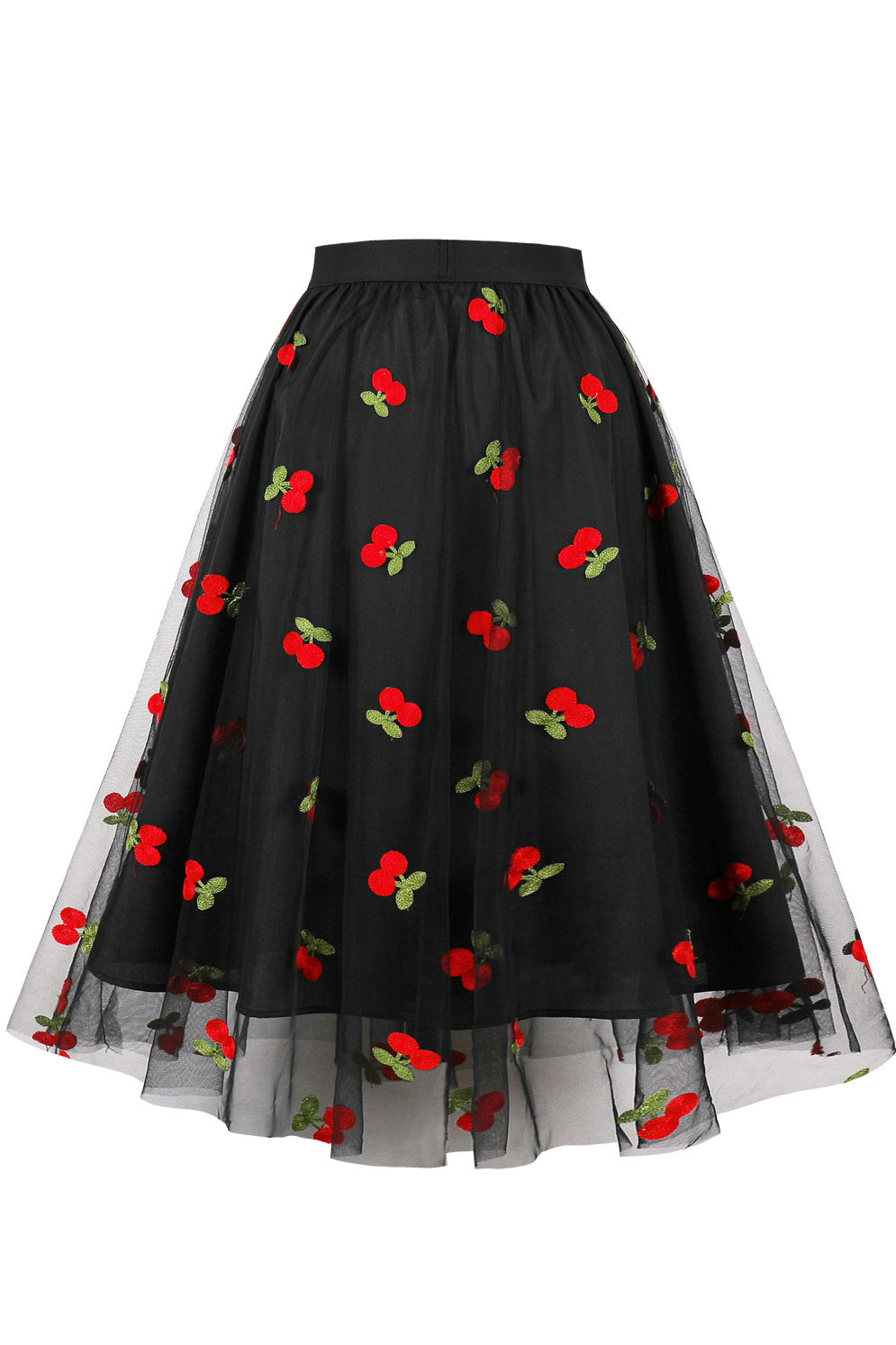 Black Cherry A-line Skirt