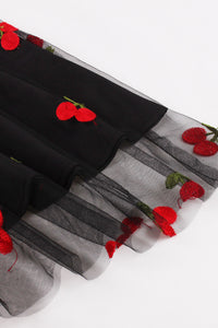 Black Cherry A-line Skirt