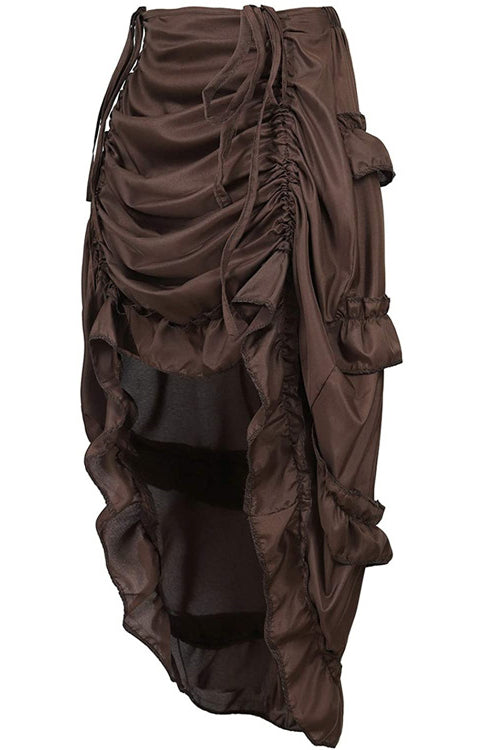 Black Hi-Low Corset Dress