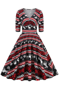 6 Styles Bohemia A-line Vintage Dress