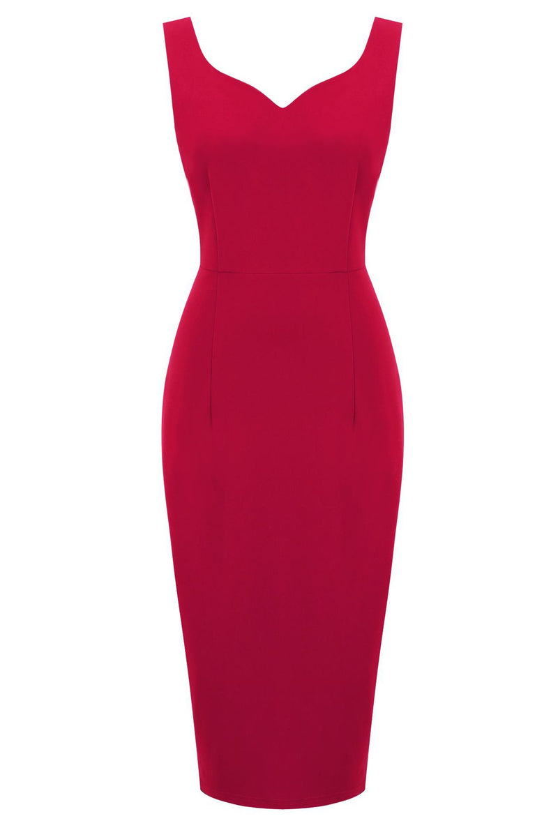 Red  Mermaid Vintage Dress