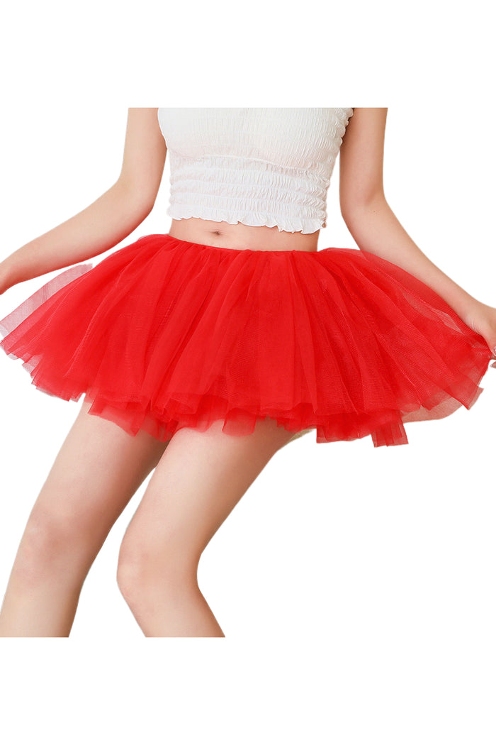 Red Tulle Tutu Petticoats