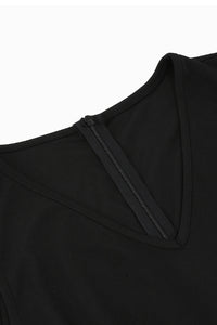 Black Floral Sleeveless A-line Vintage Dress