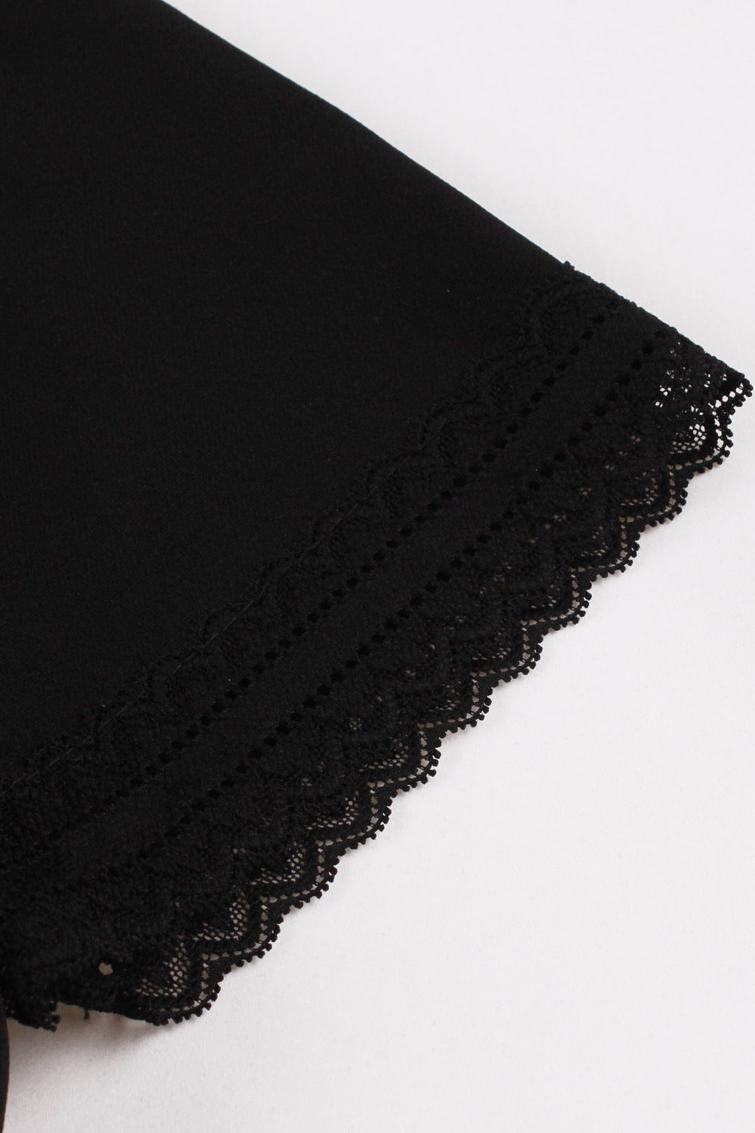 Sexy Black Tulle A-line Vintage Dress with Lace