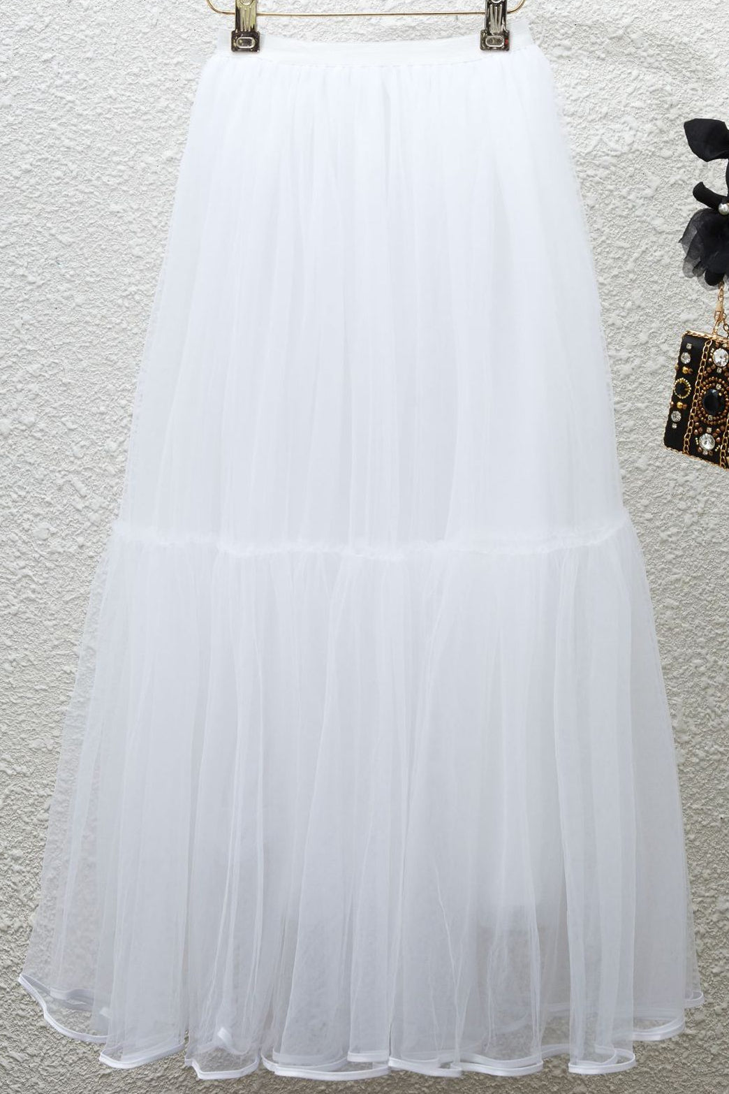 White Tulle A-line Petticoats