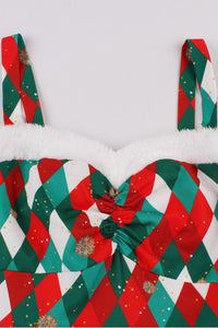 Christmas Slip A-line Vintage Dress