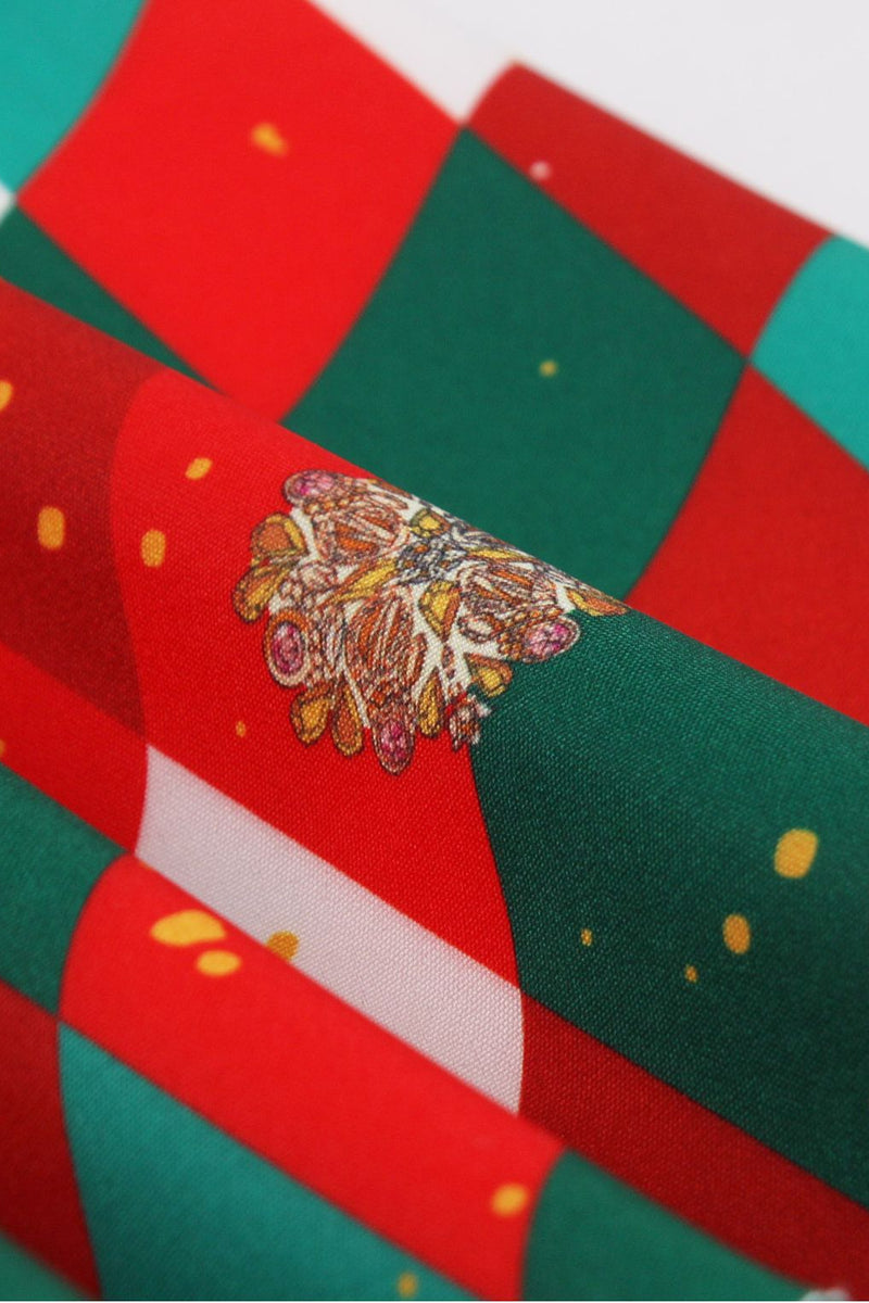 Christmas Slip A-line Vintage Dress