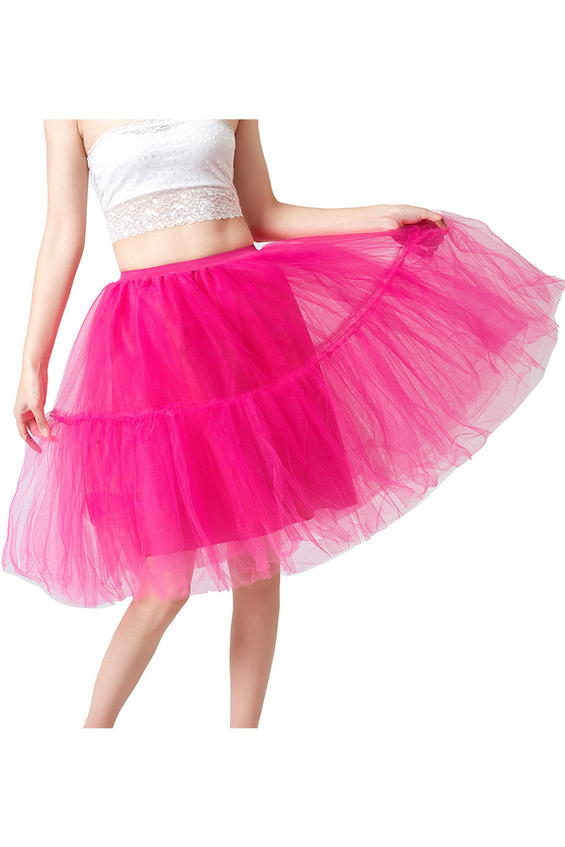 Hot Pink Tutu A-line Mini Petticoat