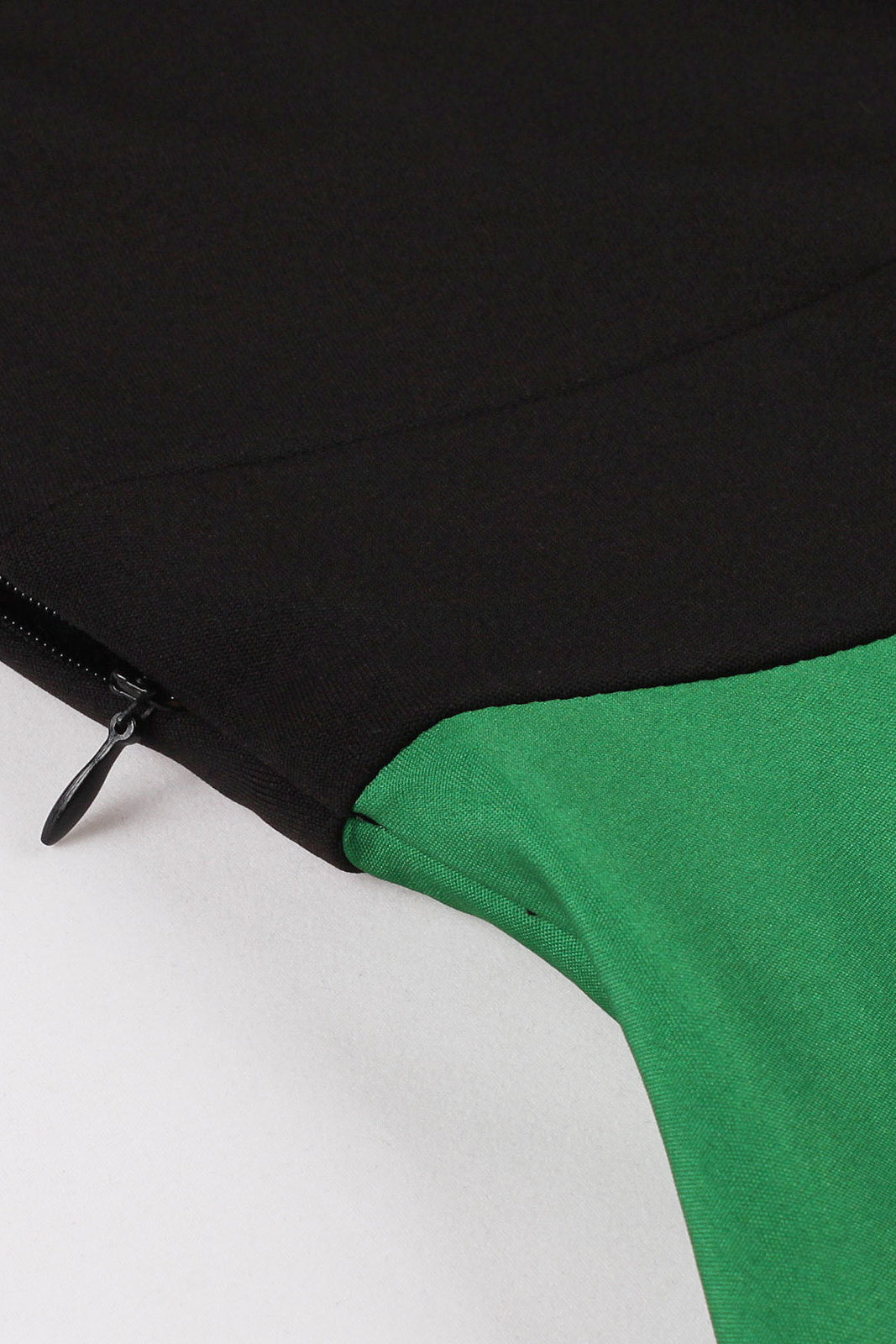 Christmas Green Off-Shoulder Long Sleeves A-line Vintage Dress