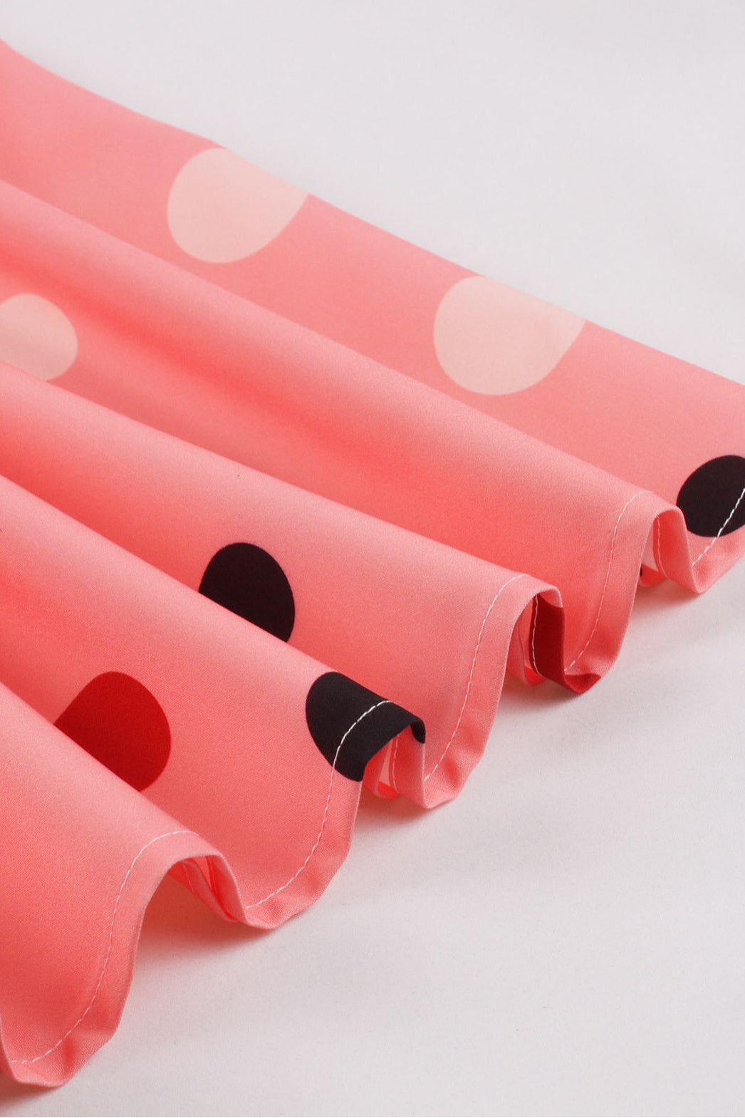 Pink Dots A-line Slip Vintage Dress