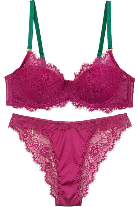 Rose Pink Lace Lingerie