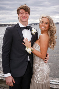 Strapless Metallic Silver Pleated Long Dress