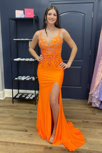 Beaded Royal Blue Mermaid Long Formal Dress