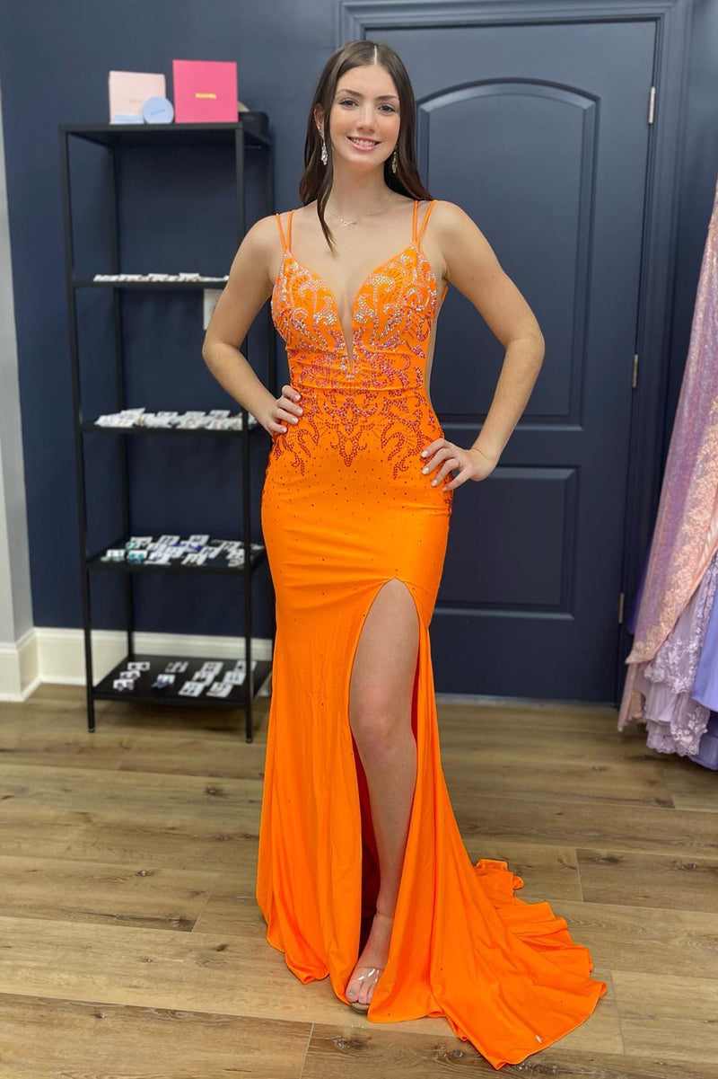 Beaded Royal Blue Mermaid Long Formal Dress