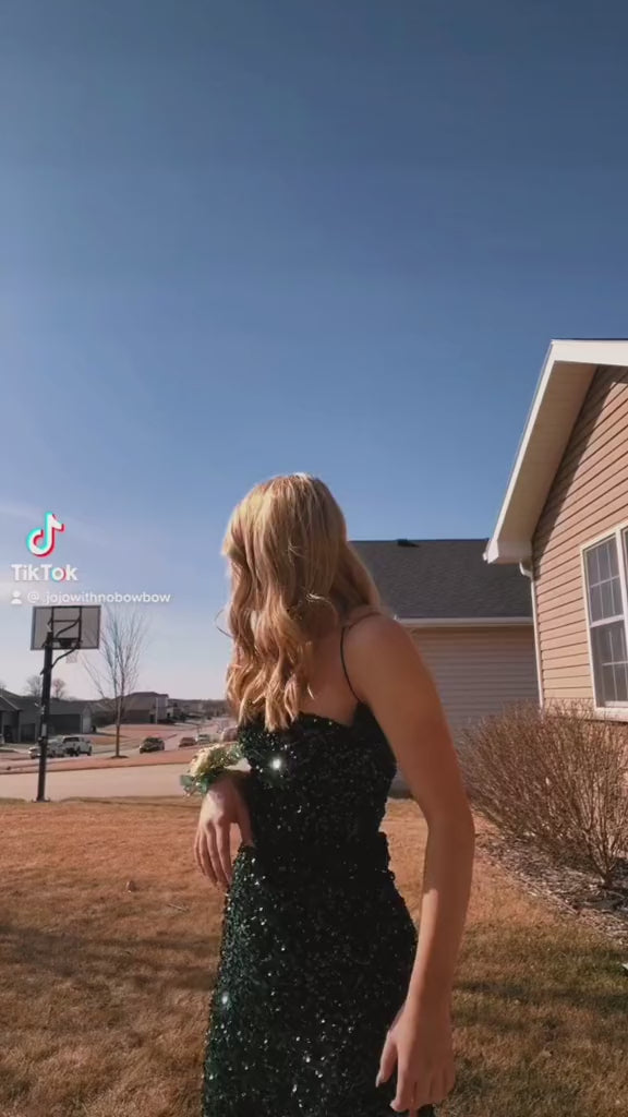 Pink Cowl Neck Sheath Sequins Lace-Up Mini Homecoming Dress