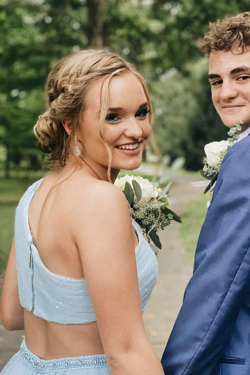 Classy Yellow One Shoulder Short Formal Gown with Beading