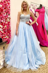 Magenta Lace Sweetheart A-Line Prom Gown