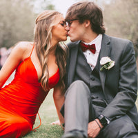 Simply Mermaid Black Straps Long Formal Dress