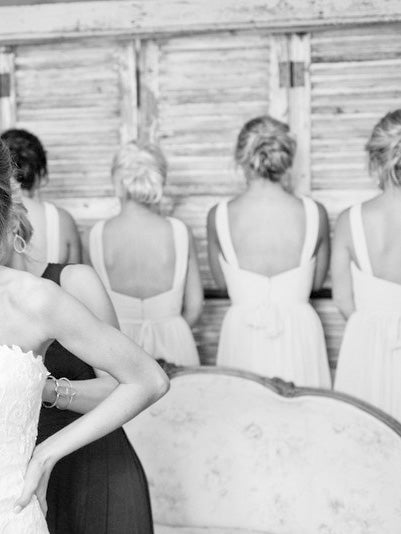 Elegant Long Chiffon Bridesmaid Dress with Sash