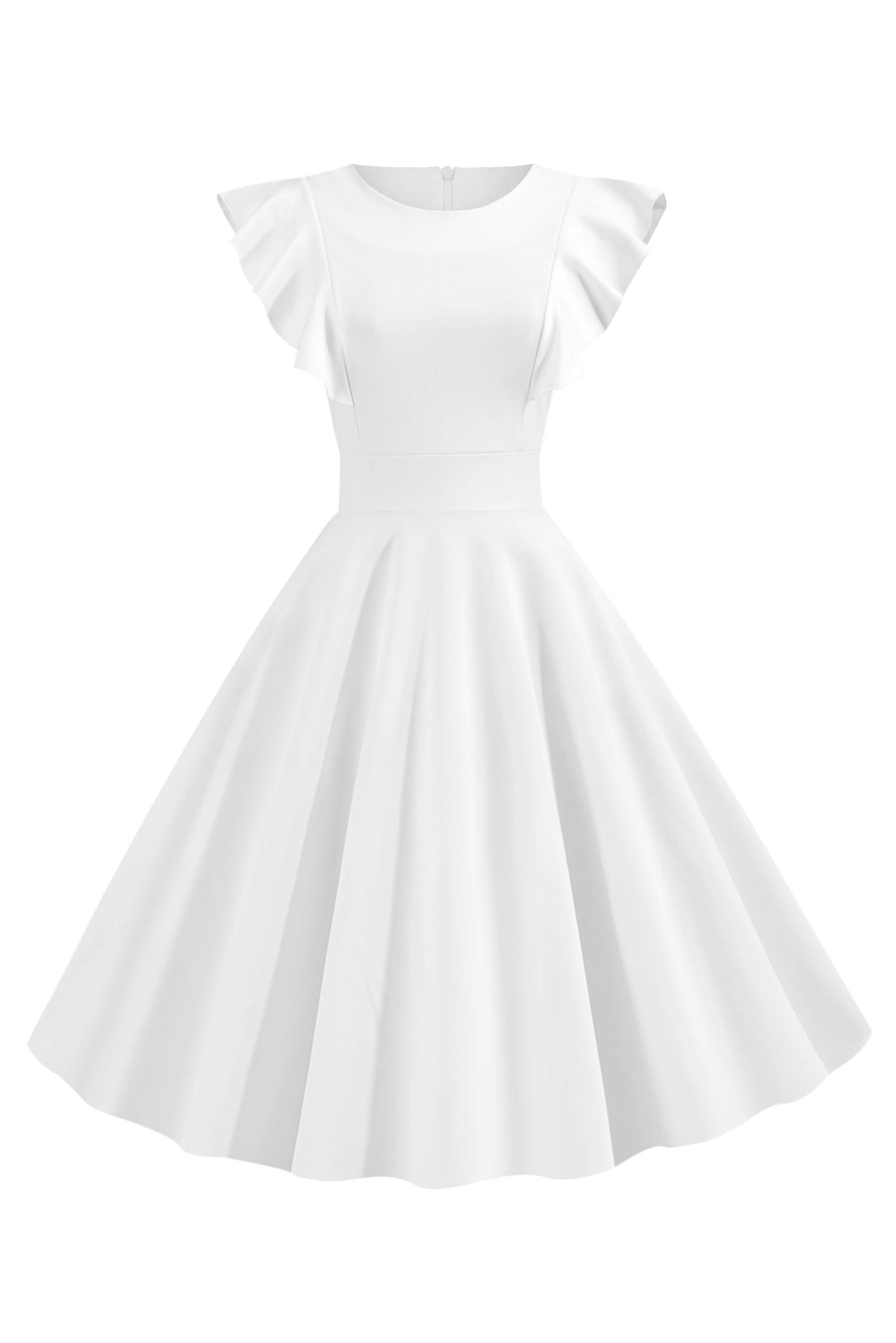 Vintage 1960S Flutter Sleeves Cocktail Dress