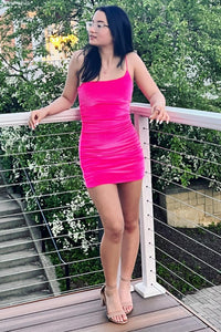 Chic Bodycon Mini Homecoming Dress