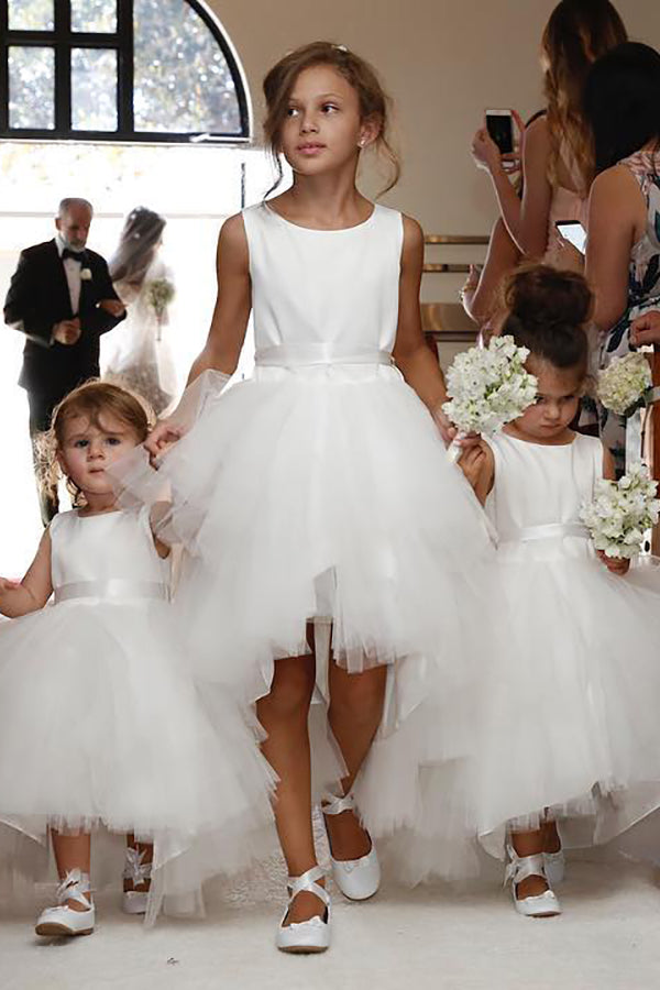 Adorable White Flower Girl Dress