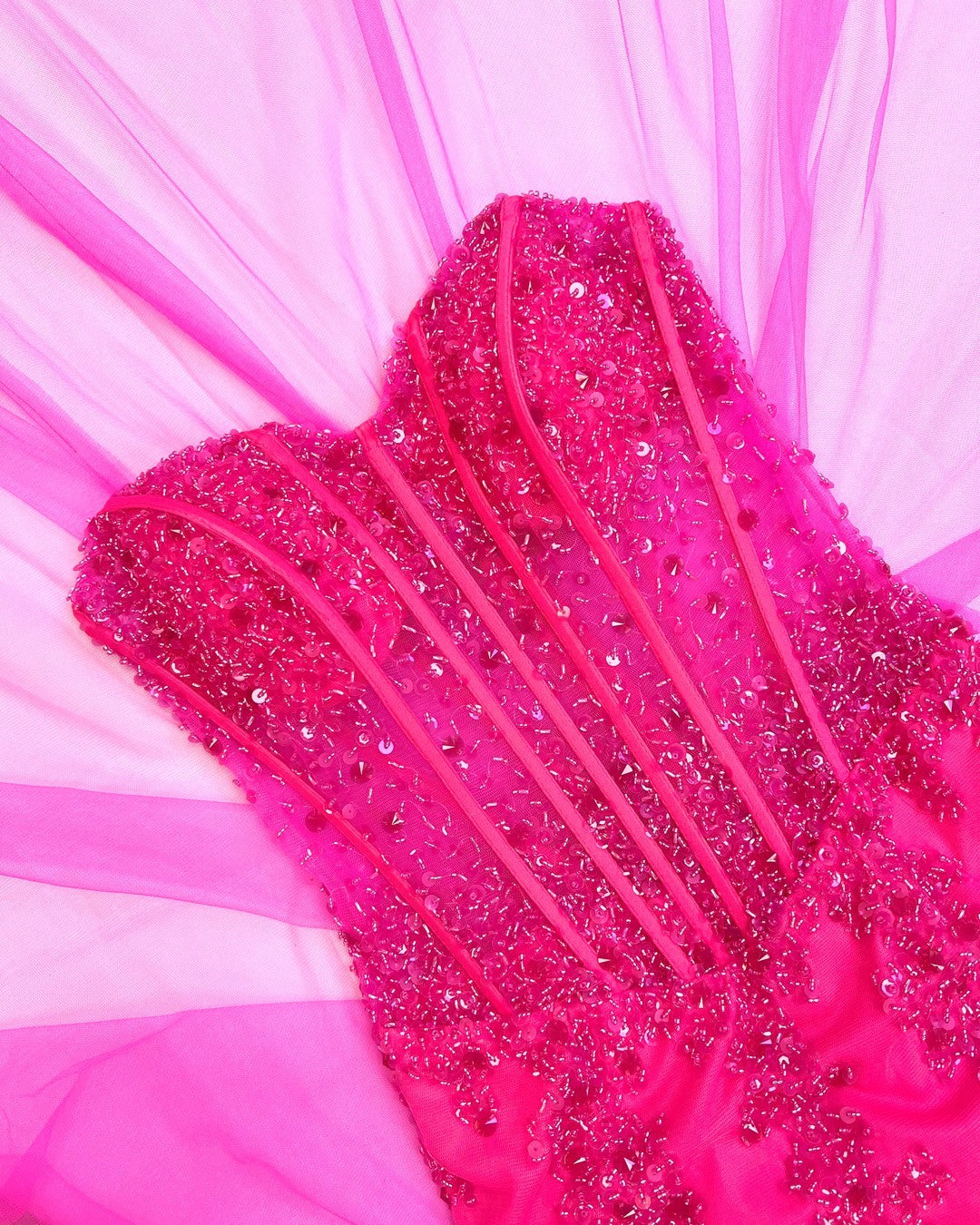 Green Sequin Strapless Mermaid Long Prom Dress