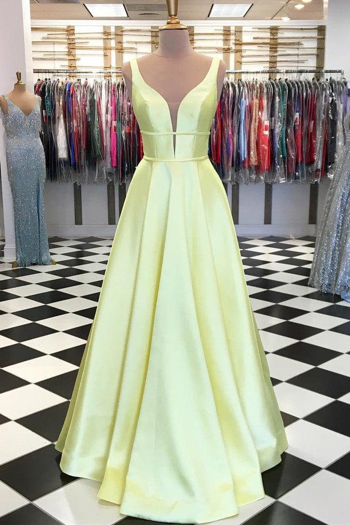 Dark Green Long Prom Dress with Pockets