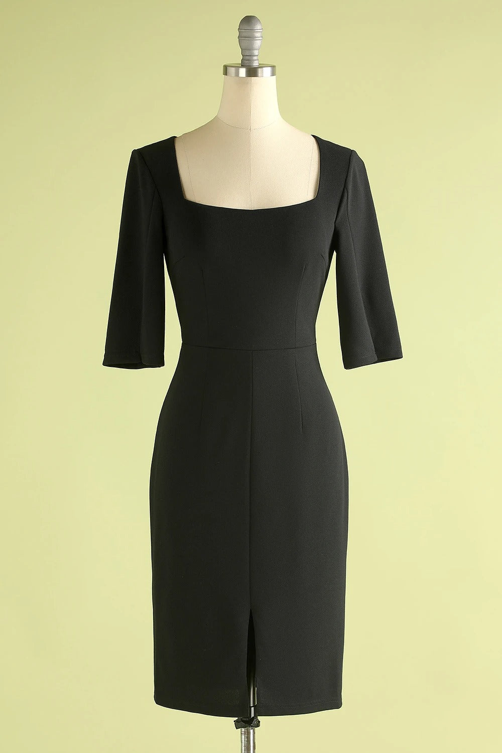 Half Sleeves Short Black Mother of the Bridal-Groom Dress