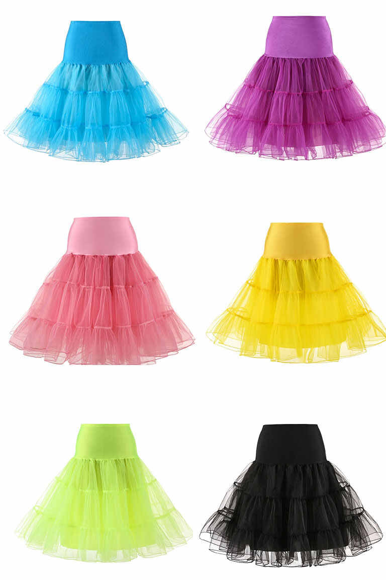 50s Retro Boneless Skirt Ballet Skirt Petticoat