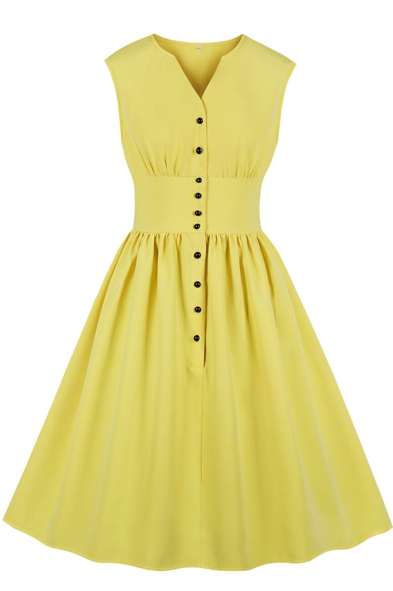 1950s Vintage Red Summer Dress