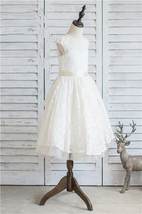 Adorable Ball Gown White Flower Girl Dress