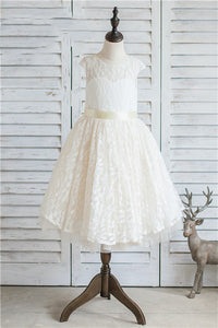 Adorable Ball Gown White Flower Girl Dress
