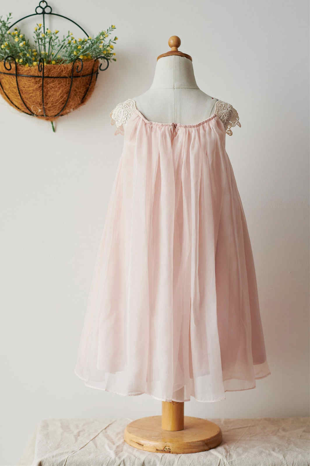 Pearl Pink Cute Flower Girl Dress